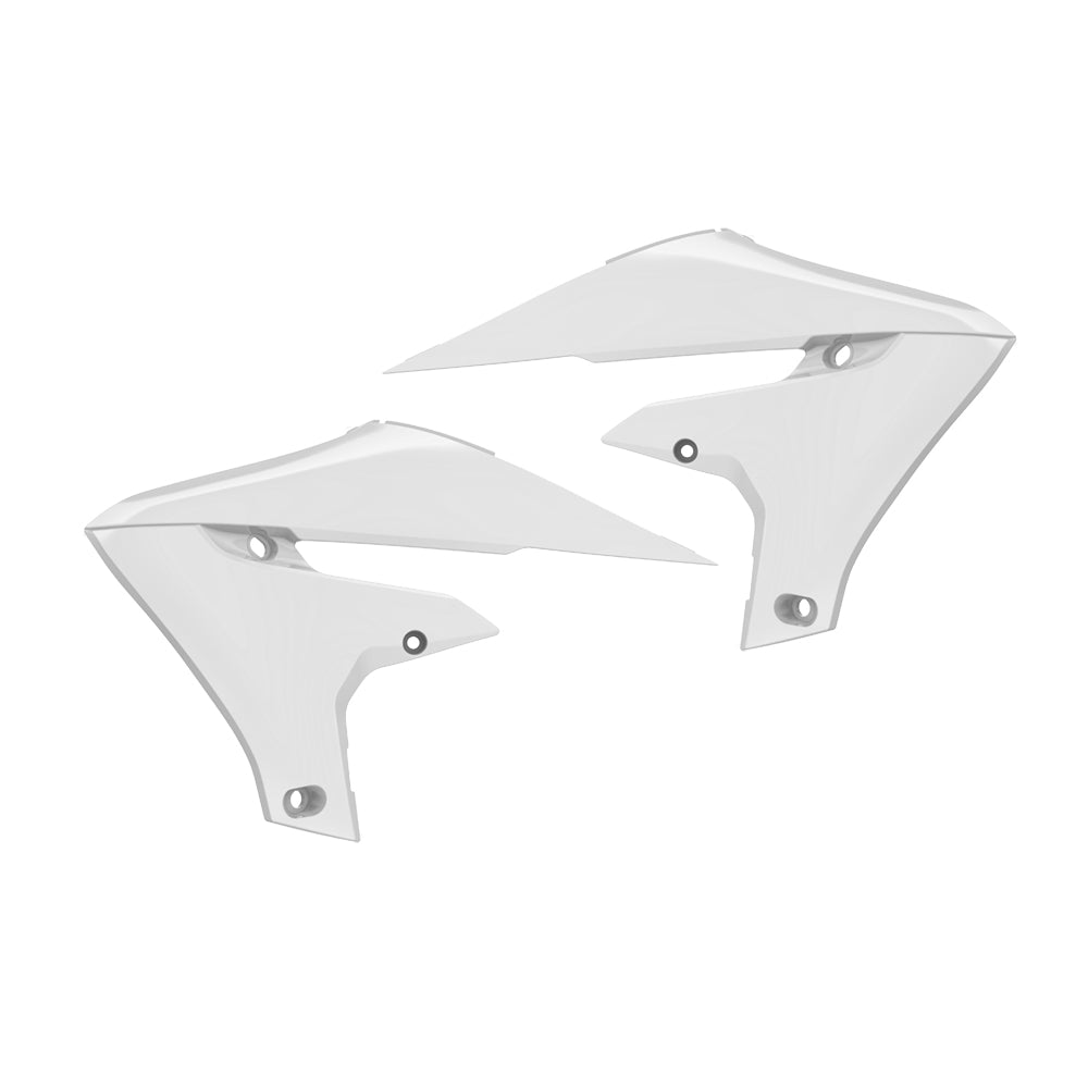 Polisport Rad Radiator Scoops Tank Panels For Yamaha YZ 450F White 2018